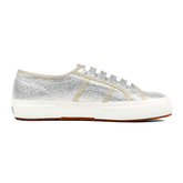 Superga 2750 Lamé Grey Silver Gold Lining